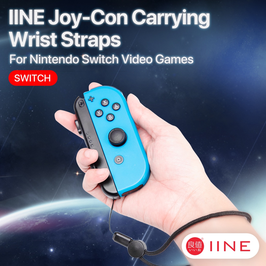 Dây đeo cổ tay cho máy chơi game Nintendo Switch IINE Joycon