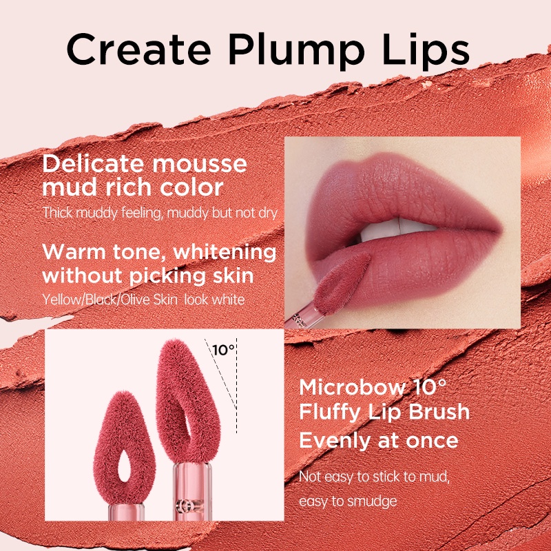 Mô tả Son Môi Colorkey Lip Mousse Lip Mud Màu Nhung Mờ 2g - 4