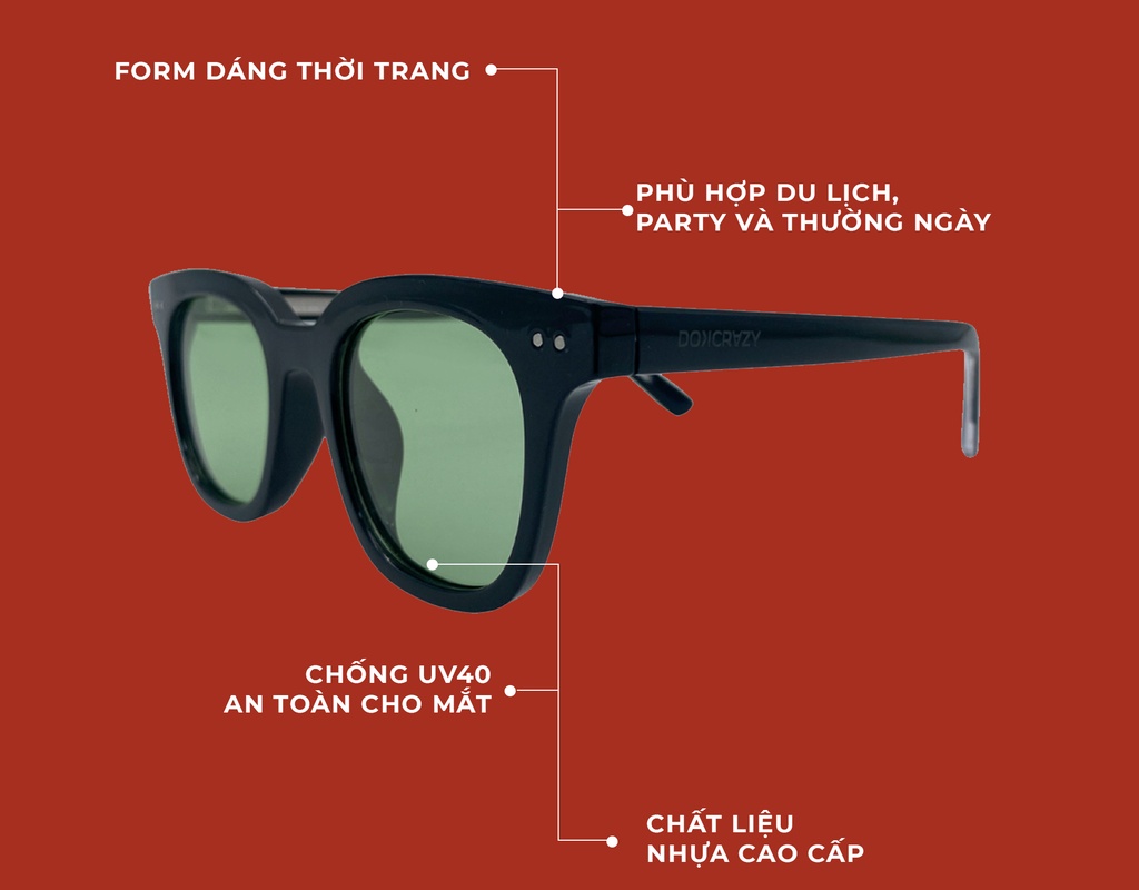 Chi tiết Kính mát DOKCRAZY MOTHY