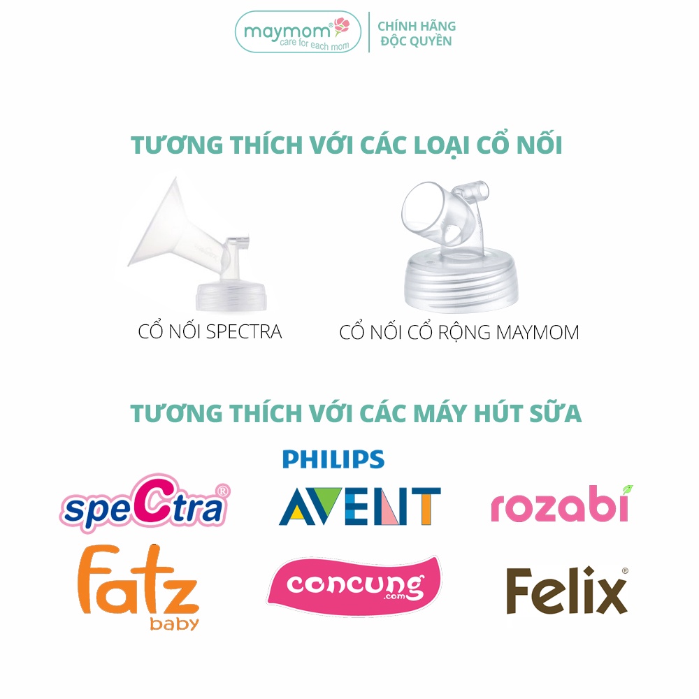 Mô tả Chặn Sữa Spectra Thương Hiệu Maymom, Phụ Kiện Thay Thế Máy Hút Sữa Spectra S1 Plus, S2 Plus, M1, M2, 9S, 9Plus (1 cái) - 5