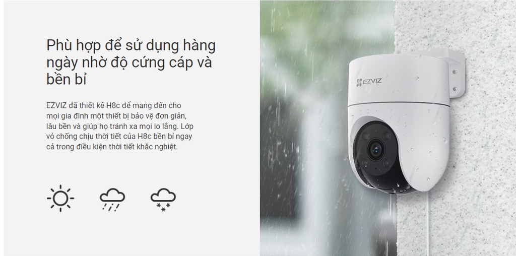 Camera EZVIZ H8C Pro đàm thoại 2 chiều