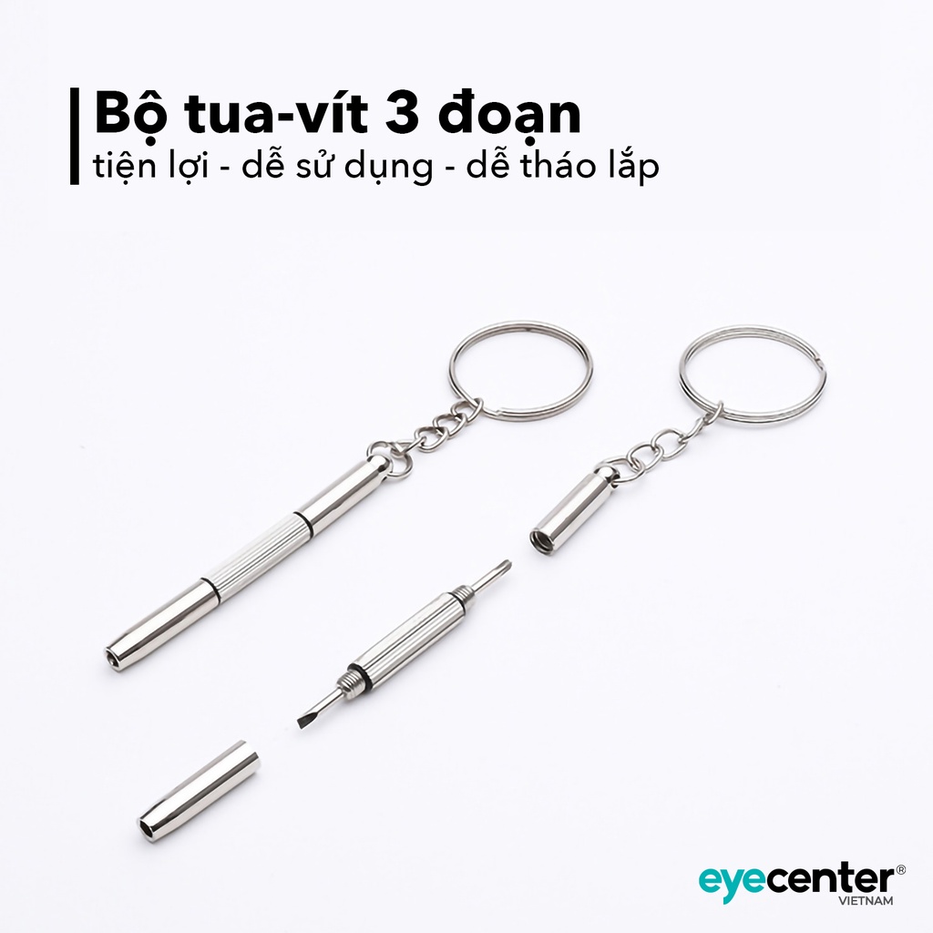 Mô tả Tua vít đa năng EYE CENTER vặn mắt kính đồng hồ thiết bị điện tử có móc khoá - 2