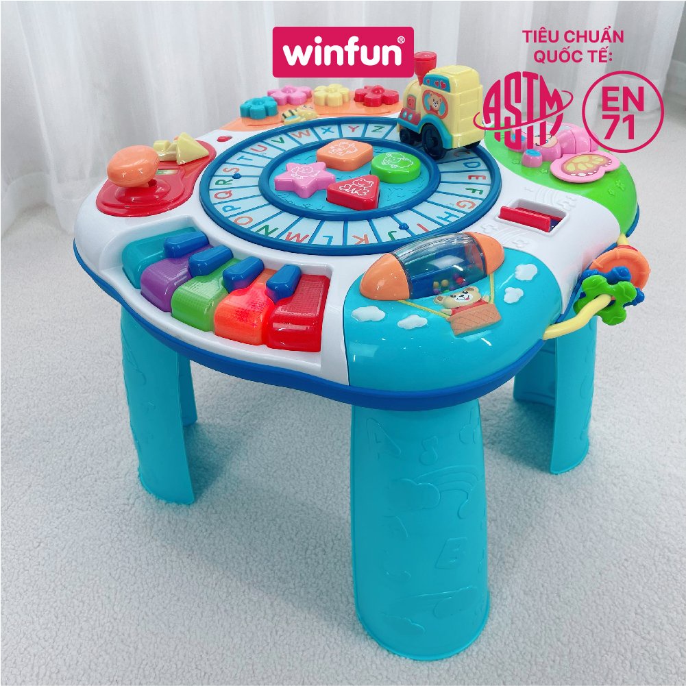 Mô tả Bàn nhạc đa năng - tập đứng, học chữ số, âm nhạc Winfun 0801 kích thích phát triển giác quan, vận động tinh cho bé - 3
