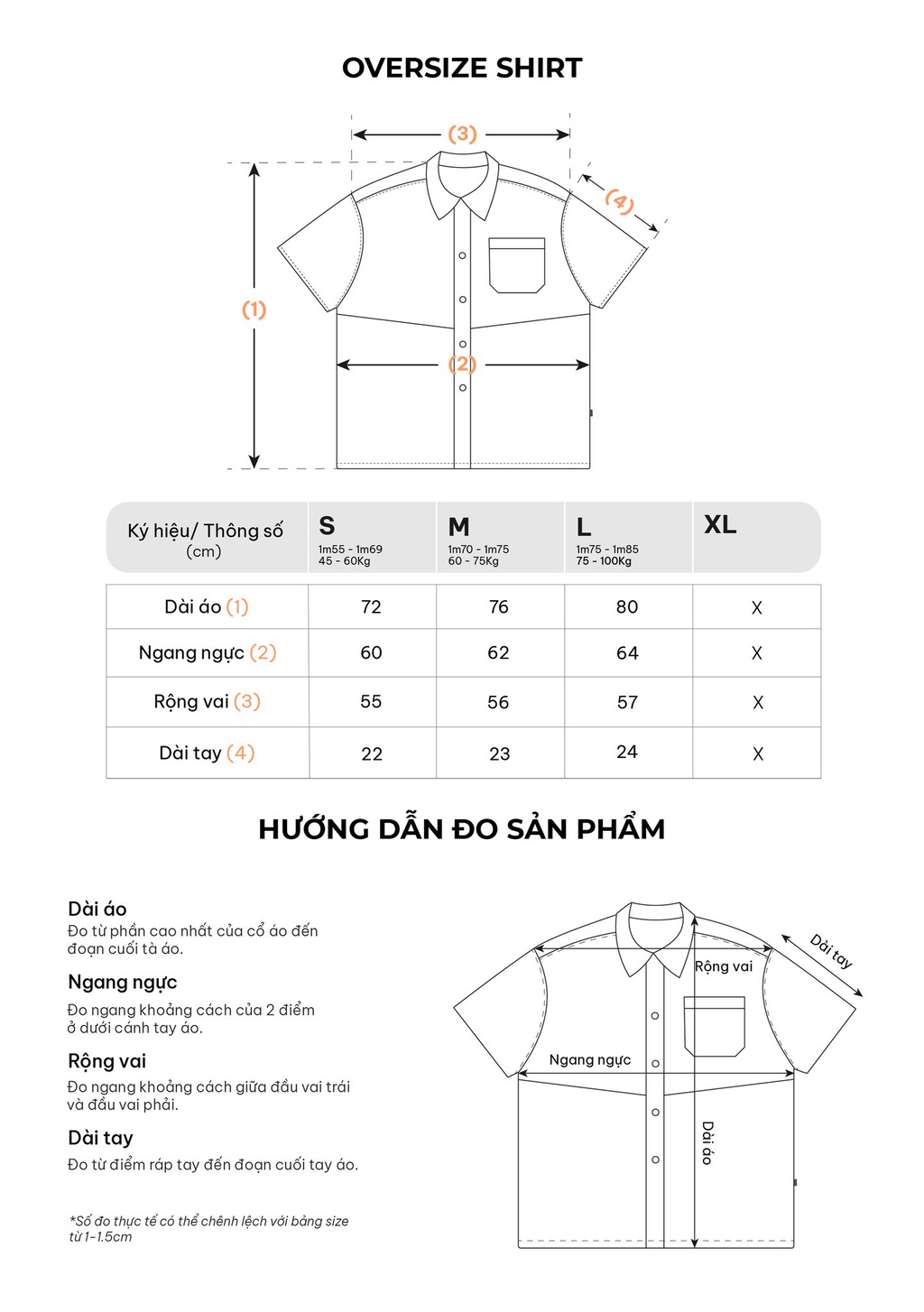 Mô tả Áo Sơ Mi Kaki Basic Màu Đen Chi tiết Thêu - Brand TSUN Chính Hãng Oversize Shirt - UNISEX - 1
