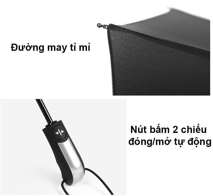 Mô tả Ô Dù Tự Động Đóng Mở 2 Chiều 10 Nan Chống Tia UV, Dù Che Mưa Nắng, Ô Cầm Tay Gấp Gọn Tiện Lợi Chính Hãng Amalife - 3