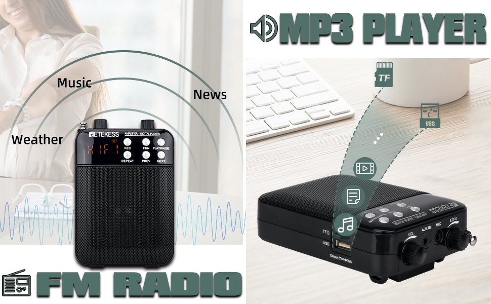 Retekess TR619 nhỏ gọn