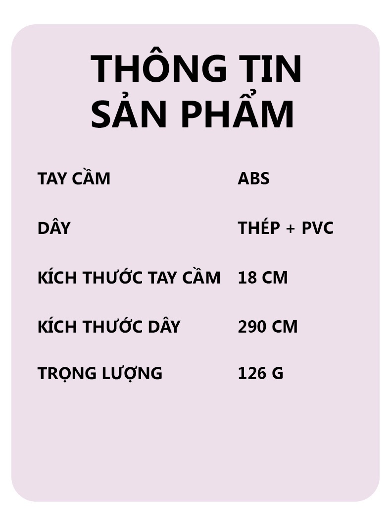 Mô tả Dây Nhảy Đếm Số Bảo Hành 12 Tháng Dây Nhảy Thông Minh Bộ Led Đếm Số Chất Liều Dây PVC Lõi Thép Cleacco DNNB Boro Sport - 7