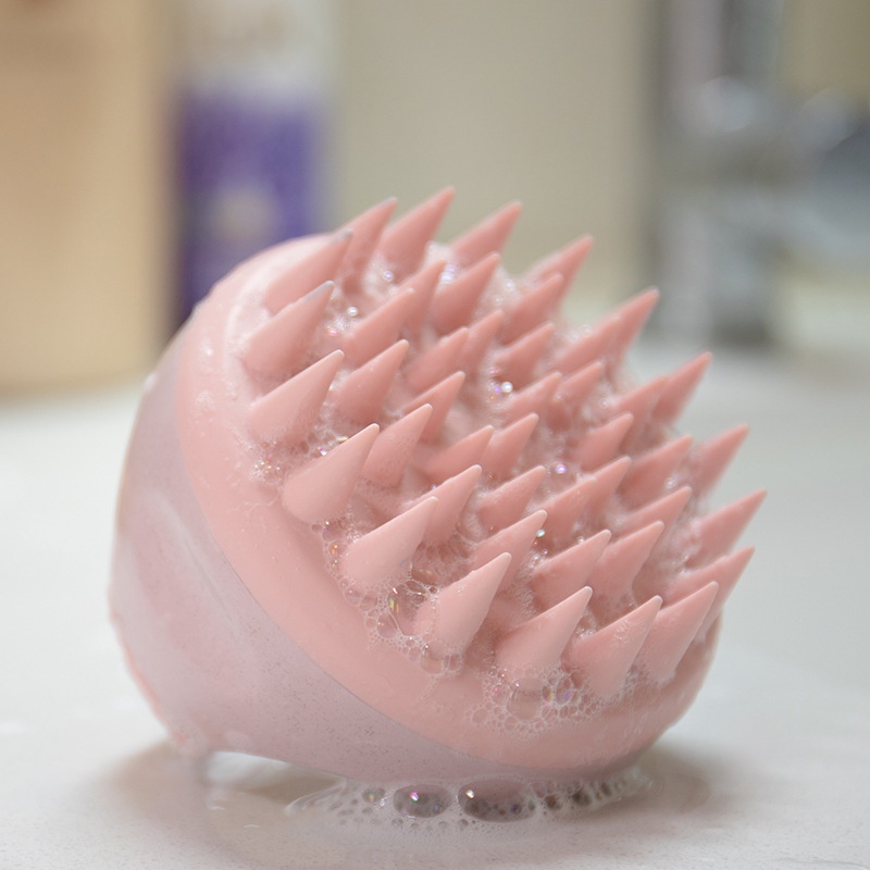 Mô tả Lược gội đầu thư giãn Massage Vườn Thảo Mộc chất liệu gai silicone cao cấp, vỏ nhựa lúa mạch an toàn - 1