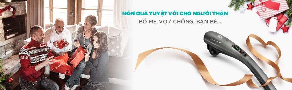 Mô tả Máy Massage Cầm Tay KINGTECH KT-1768 Mát Xa Toàn Thân - Chuyên Sâu Vai Cổ, Chân, Lưng, Tay, Giảm Đau Cứng Cơ - 7