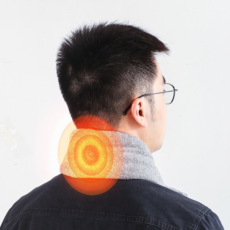 Mô tả Khăn quàng cổ điện tạo nhiệt nam nữ Rhino W101 giữ ấm, mát xa, sạc tích điện giảm đau mỏi cổ vai gáy hiệu quả cao - 1