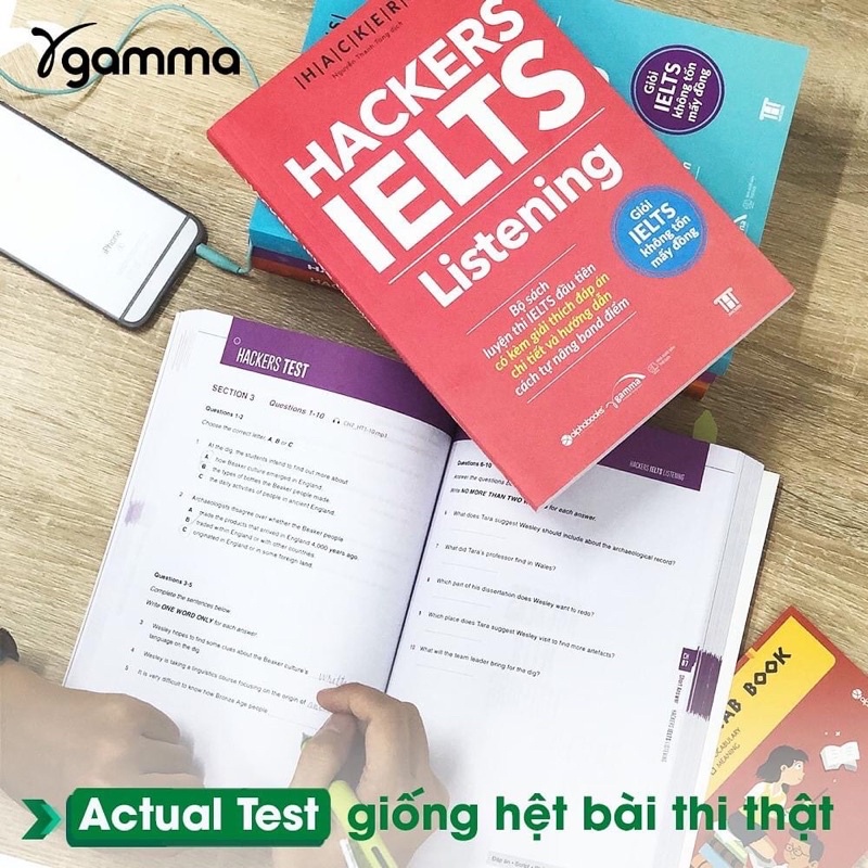 Mô tả Bộ sách Hackers IELTS (Có File Nghe): Listening + Reading + Writing + Speaking (Bộ 4 Cuốn/Lẻ, Tái Bản Mới Nhất - Gamma) - 3