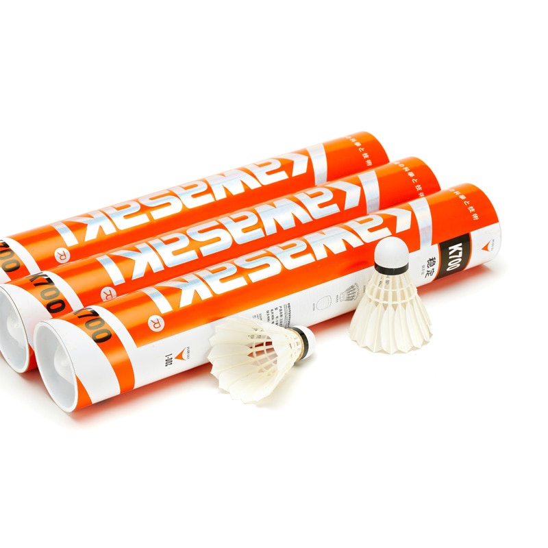 Kawasaki Shuttlecock 12 Chiếc King Kong 500 / 700 / 200 / 10 3 in1 Cầu Lông Ngỗng / Lông Vịt Bền Đẹp & Ổn Định Để Tập Luyện