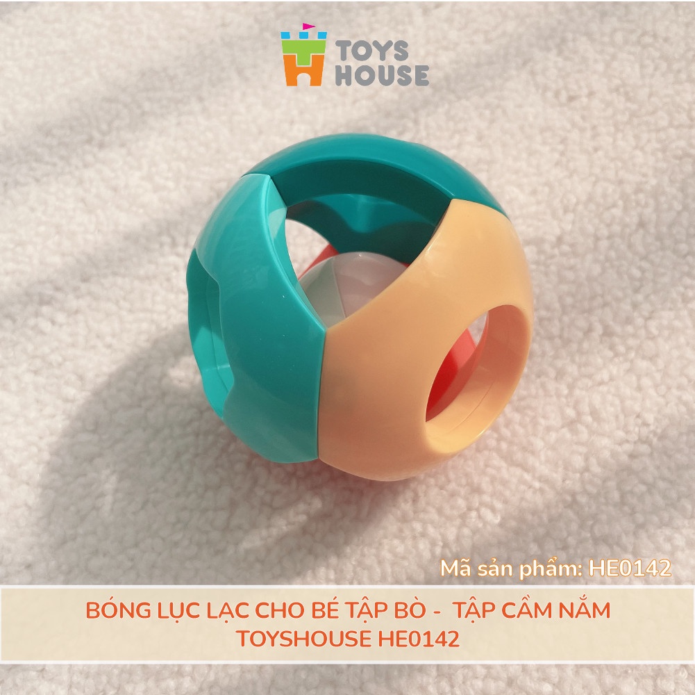 Mô tả Bóng lục lạc cho bé tập bò - tập cầm nắm ToysHouse HE0142 - đồ chơi cho bé 6 tháng - 1