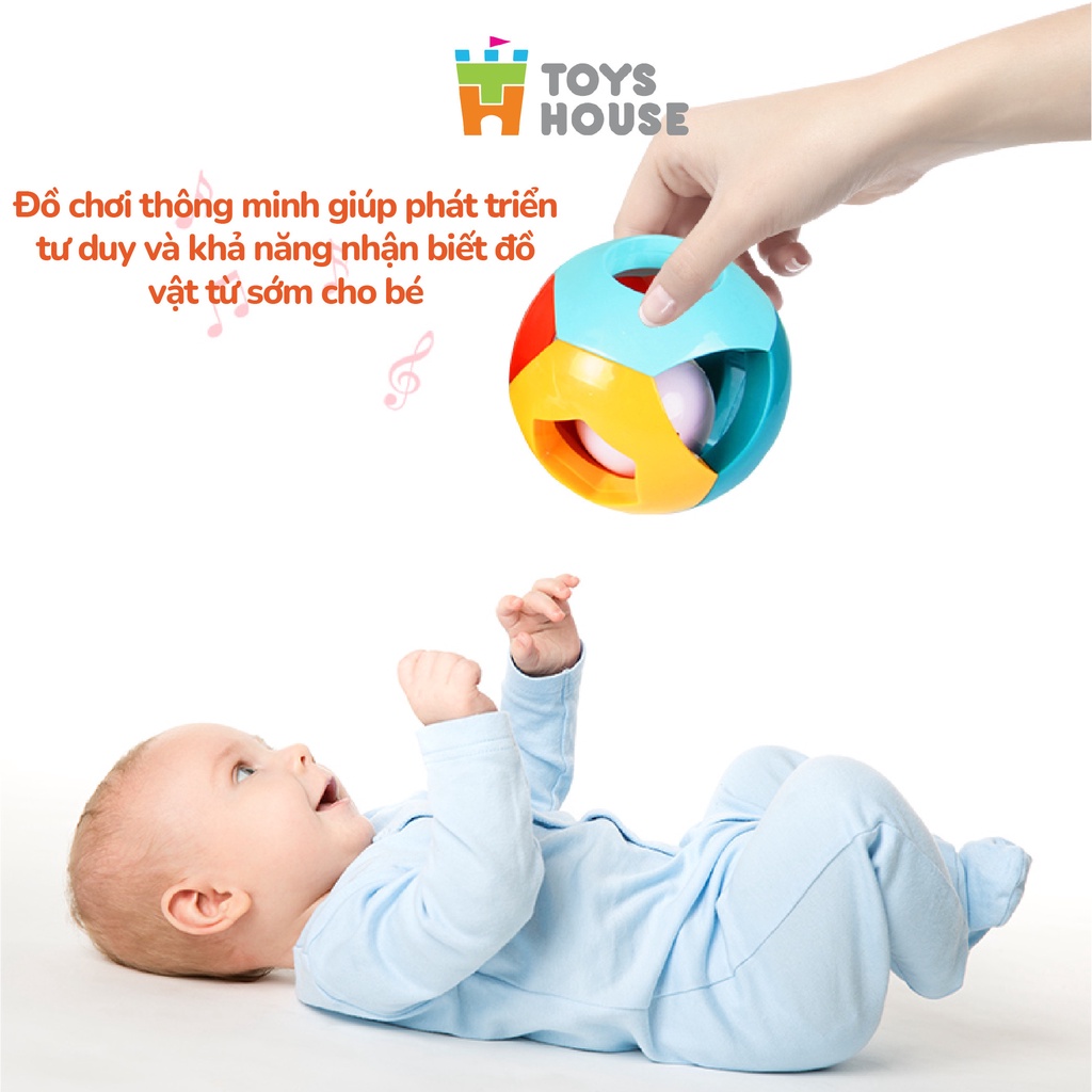 Mô tả Bóng lục lạc cho bé tập bò - tập cầm nắm ToysHouse HE0142 - đồ chơi cho bé 6 tháng - 4