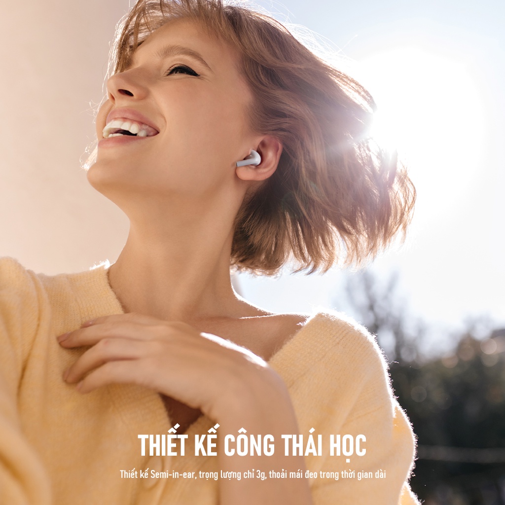 Mô tả Tai Nghe Bluetooth 5.3 ROBOT T10S Nghe Nhạc 30h Chống Nước IPX4 Hàng Chính Hãng Bảo Hành 12 Tháng - 3