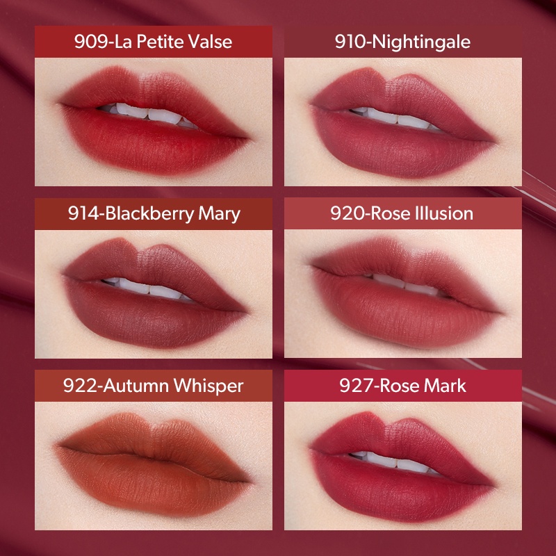 Mô tả Son Kem Lì Perfect Diary Fog Dreamy Matte Lip Gloss Nhiều Tông Màu Bản Nâng Cấp - 9