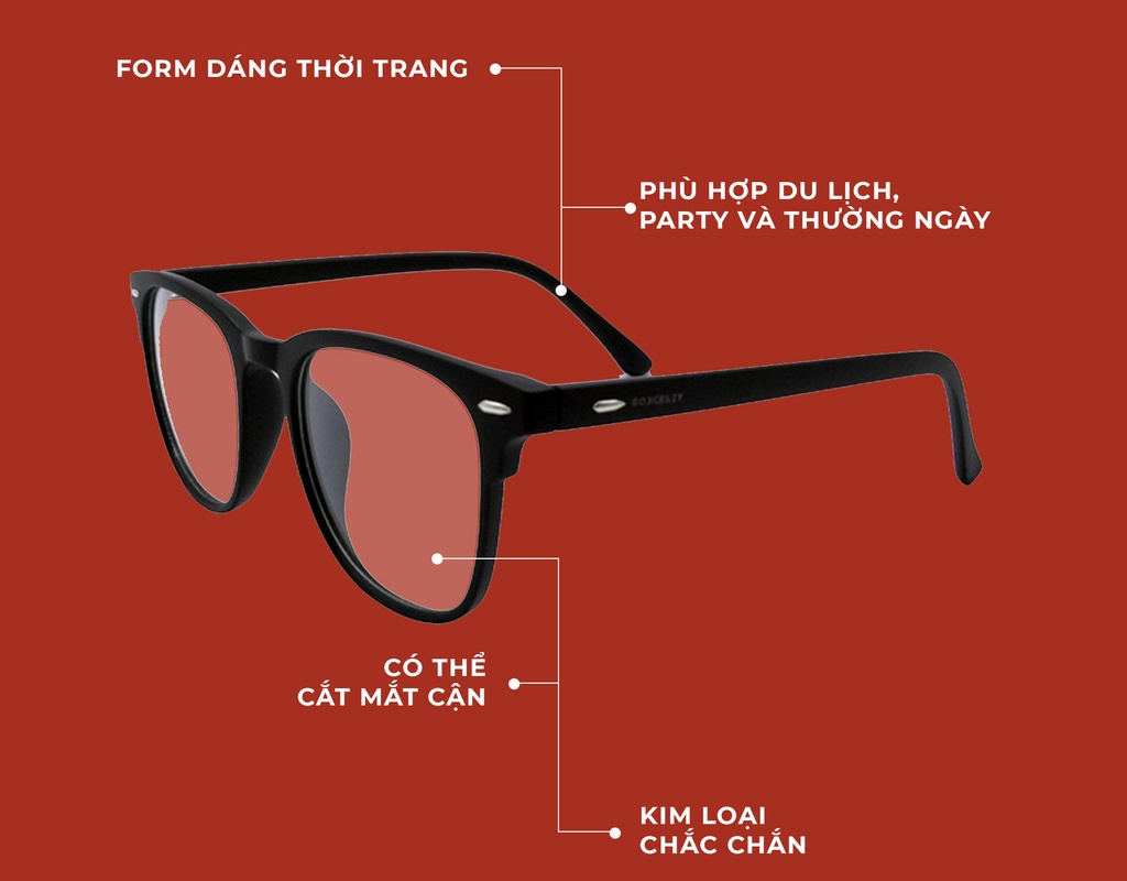Gọng kính DOKCRAZY SINO fullbox