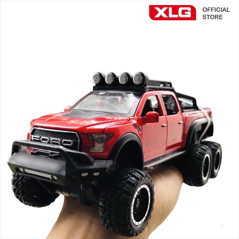 Mô tả Mô hình xe bán tải Ford Raptor F150 cao cấp tỷ lệ 1:24 dài 22 cm - 2