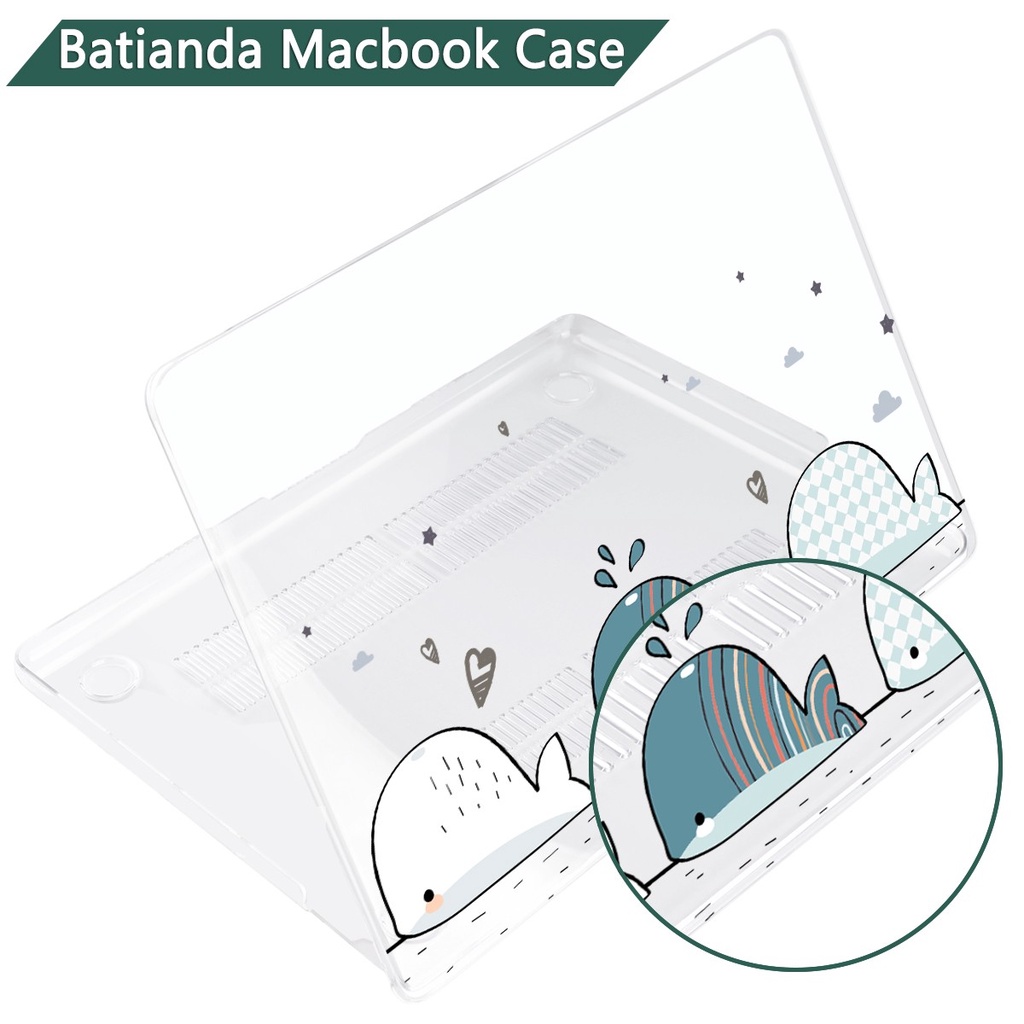 Mô tả Ốp laptop Batianda thích hợp cho MacBook Pro 13 14 16 M4 M3 M2 M1 Air 13.6 15" A2941 A3113 A3114 A2681 A2338 Air13 M1 A2337 A2179 A1932 Air11 12 13 A1466 A1369 - 1