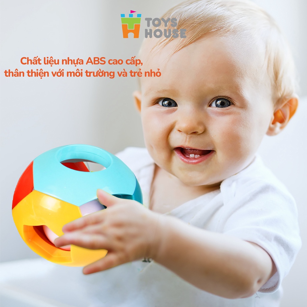 Mô tả Bóng lục lạc cho bé tập bò - tập cầm nắm ToysHouse HE0142 - đồ chơi cho bé 6 tháng - 5