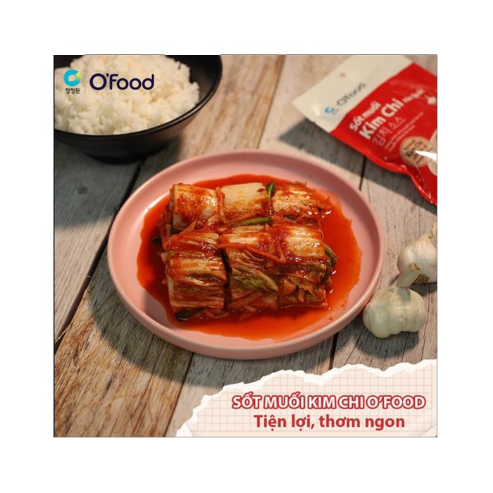 Mô tả Combo 3 gói sốt muối kim chi O'food 180g / gói - 1