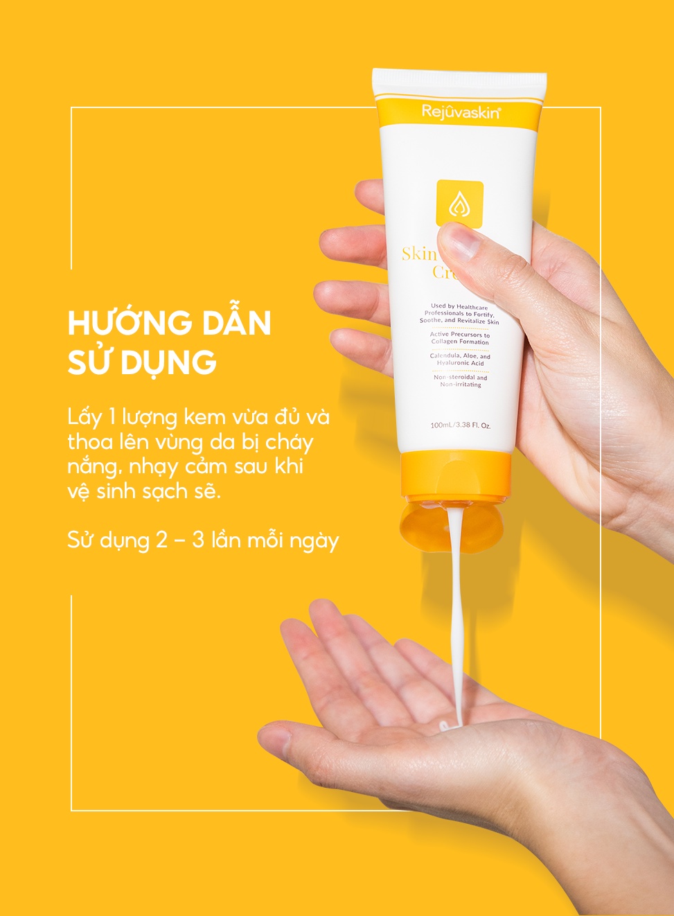Mô tả Kem Dưỡng Ẩm và Phục Hồi Da Rejuvaskin Skin Recovery Cream 100ml - 6