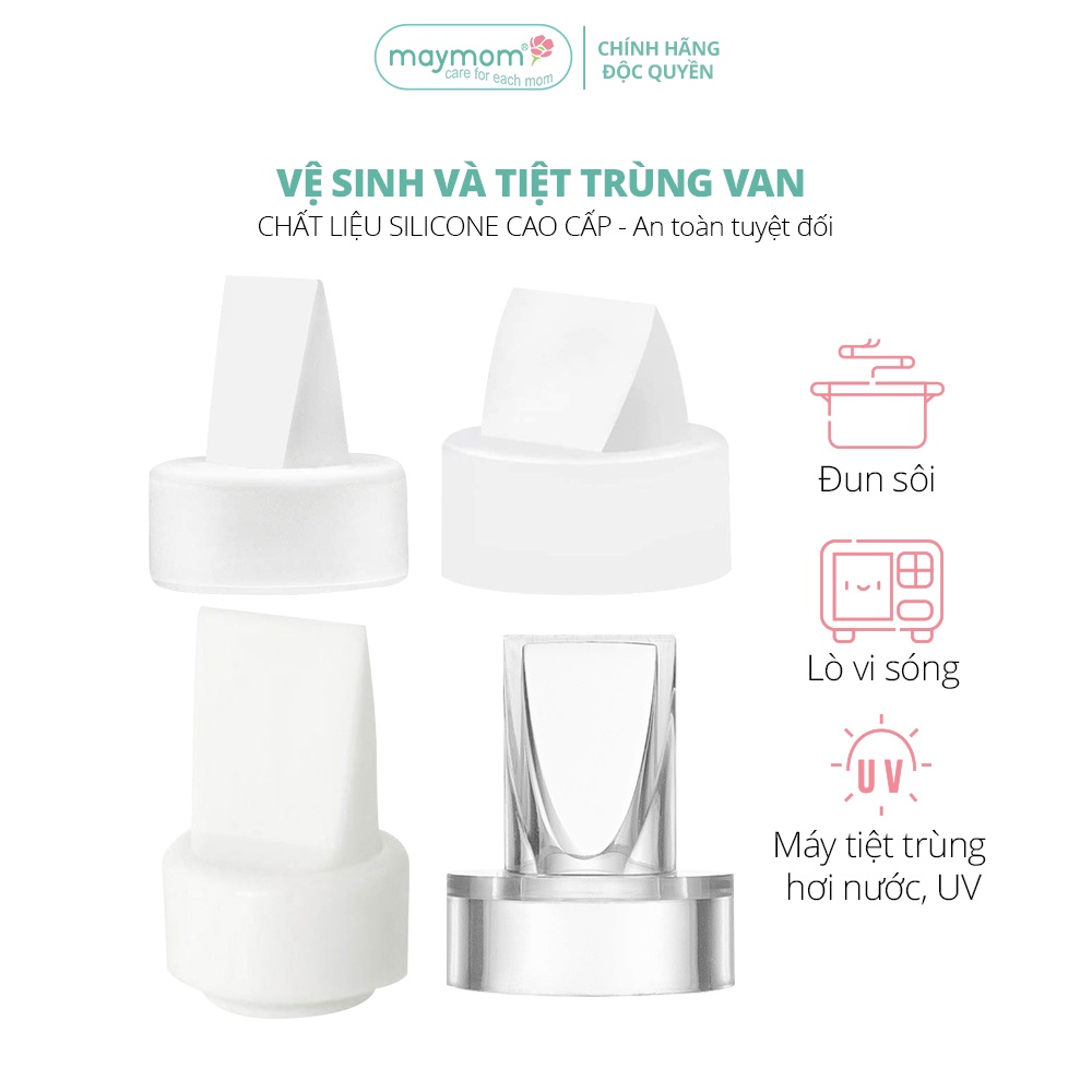 Mô tả Van chân không máy hút sữa, sản xuất bởi Maymom | Tương thích máy Spectra, Unimom, Avent - 9