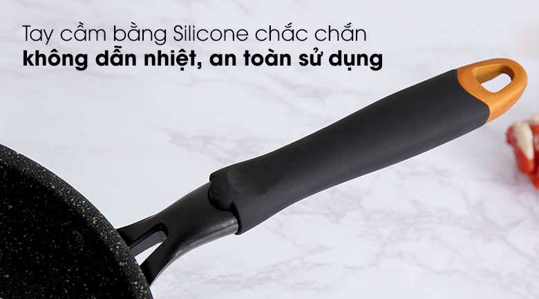 Mô tả Chảo nhôm chống dính vân đá Kangaroo KG662 - 4