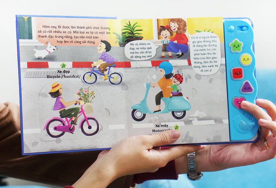Mô tả Sách Âm Thanh - Sách Tương Tác 0-6Y [Nhiều Chủ Đề] - Đinh Tị Books - 4