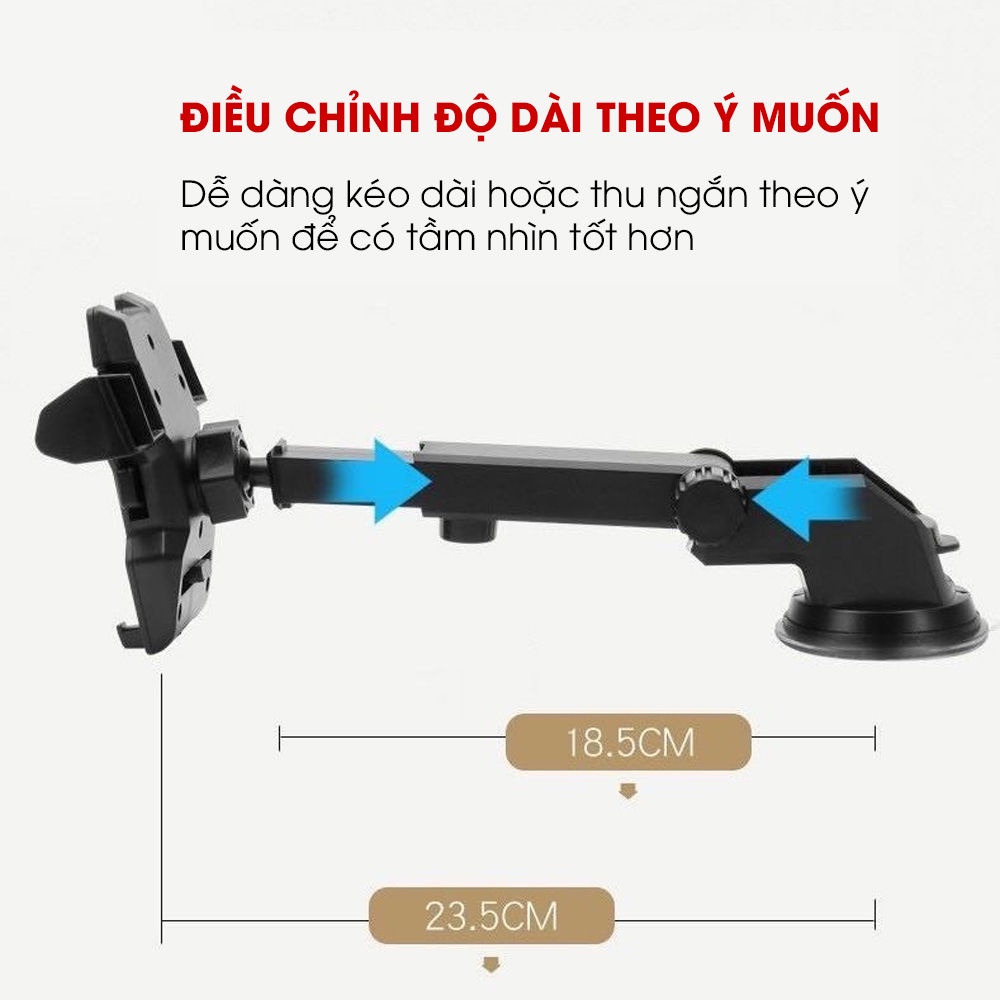 Kẹp điện thoại ô tô với đệm bảo vệ