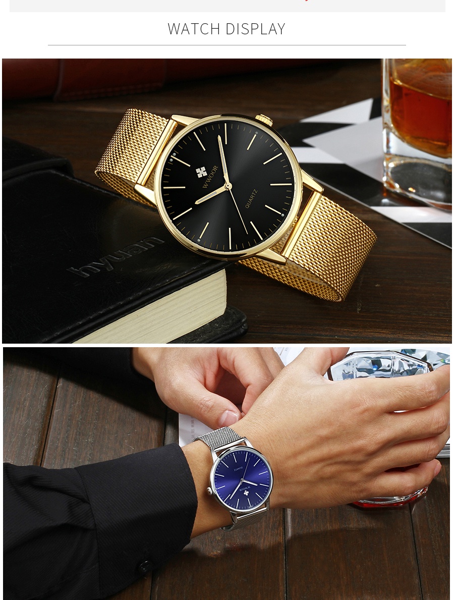 Đồng hồ WWOOR 8832 trên cổ tay