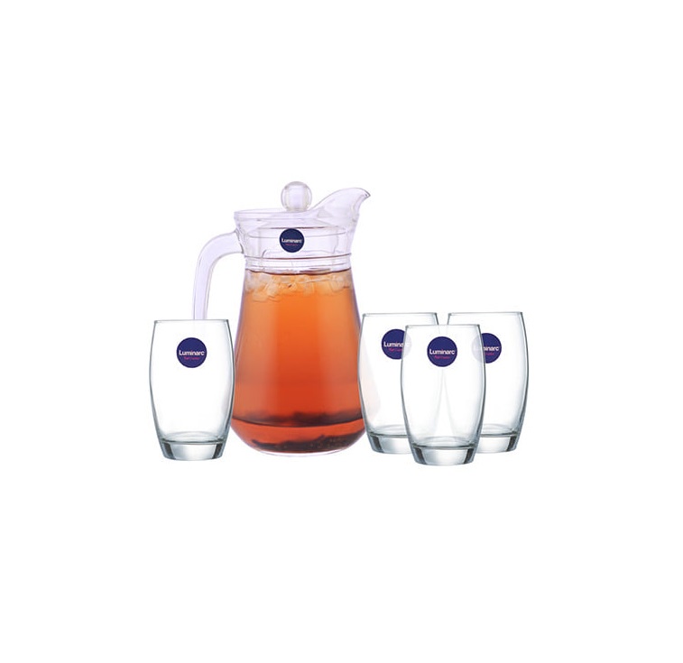 Mô tả Bộ Bình Ly Thủy Tinh Luminarc Arc Salto 5 Món 1.3L/350ml - 5L2662L2560 | Phân Phối Chính Hãng - 4