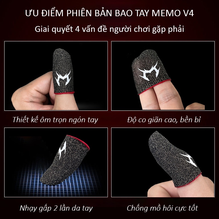 Bao tay gaming MEMO chống mồ hôi