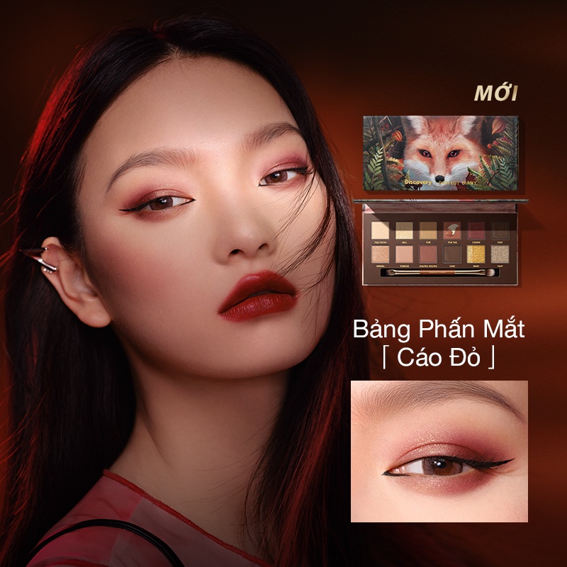 Mô tả Bảng Phấn Mắt Màu Nhũ Perfect Diary 12 Màu (Kèm Cọ Tuỳ Theo Bảng Mắt) - 1