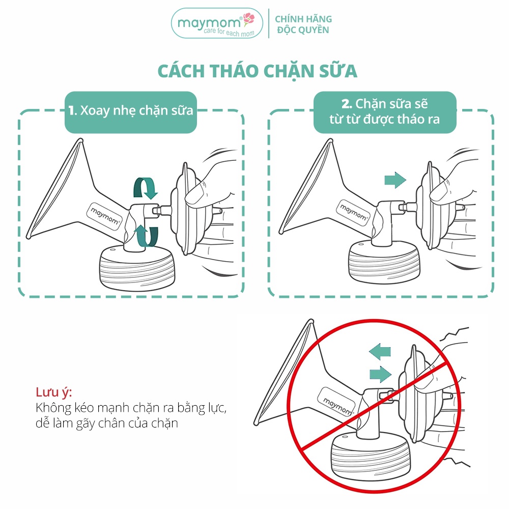 Mô tả Chặn Sữa Spectra Thương Hiệu Maymom, Phụ Kiện Thay Thế Máy Hút Sữa Spectra S1 Plus, S2 Plus, M1, M2, 9S, 9Plus (1 cái) - 8