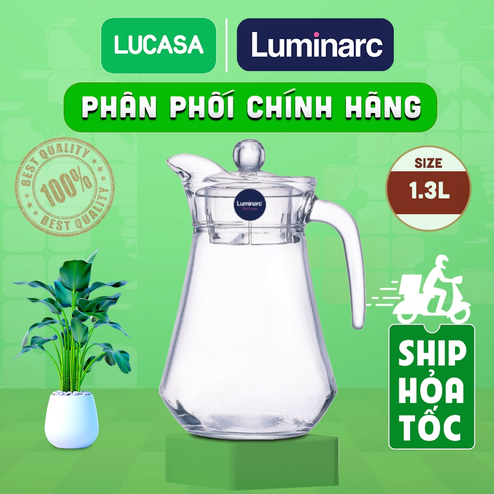 Mô tả Bình Nước Thủy Tinh Luminarc Arc 1.3L - L2662 | Phân Phối Chính Hãng - 3