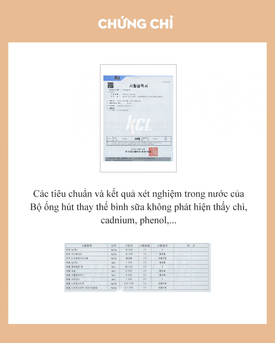 Mô tả Bộ ống hút thay thế cho bình sữa Spectra - 5
