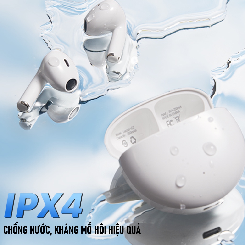 Mô tả Tai Nghe Bluetooth 5.3 ROBOT T10S Nghe Nhạc 30h Chống Nước IPX4 Hàng Chính Hãng Bảo Hành 12 Tháng - 1