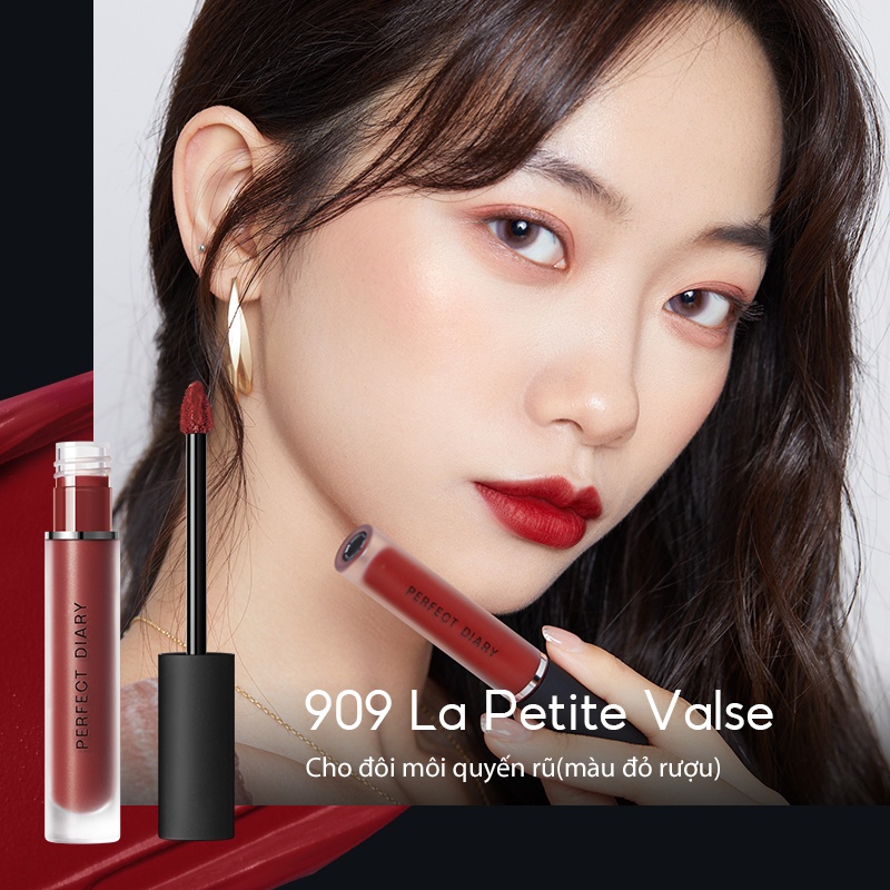 Mô tả Son Kem Lì Perfect Diary Fog Dreamy Matte Lip Gloss Nhiều Tông Màu Bản Nâng Cấp - 8