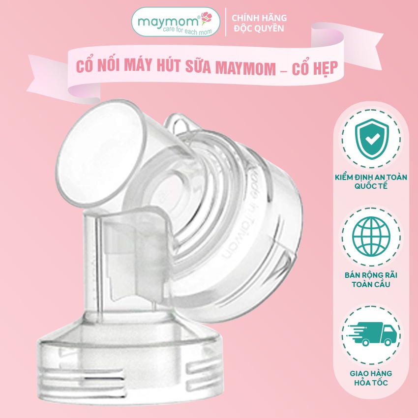 Mô tả Cổ Nối Phễu Maymom Myfit Loại Cổ Hẹp, Tương Thích Phễu Hút Sữa Medela, Pumpin, Lacteck, Mini Pum, Pumpa, Silicon - 2