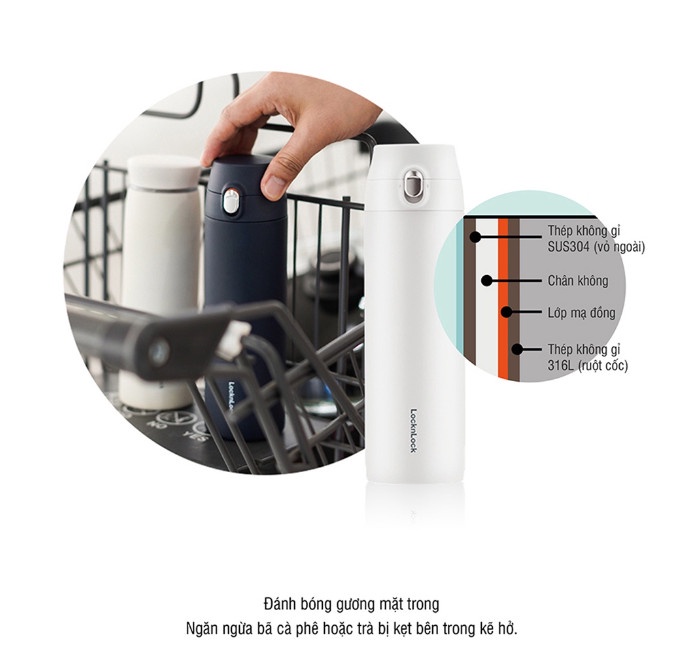 Chất liệu thép 304 LocknLock LHC3257