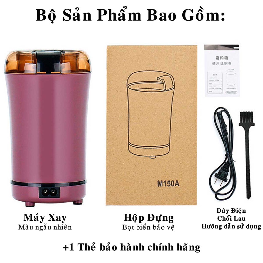 Mô tả Máy Xay Hạt Khô, Bột Ngũ Cốc, Cafe, Thảo Dược, Các Loại Hạt Cực Nhanh Chỉ Từ 6 Đến 18 Giây Chính Hãng Amalife - 6