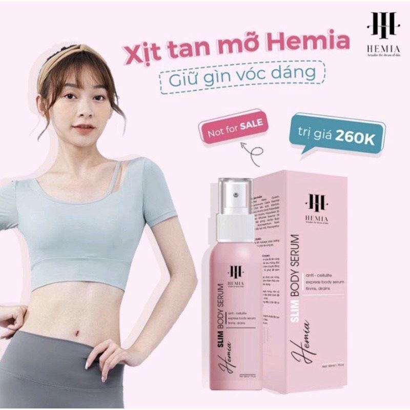 Mô tả Kem Hủy Mỡ Hemia 100g đốt chay mỡ thừa săn chắc cơ thể  tác dụng giảm mỡ bụng - đùi - bắp tay - 2