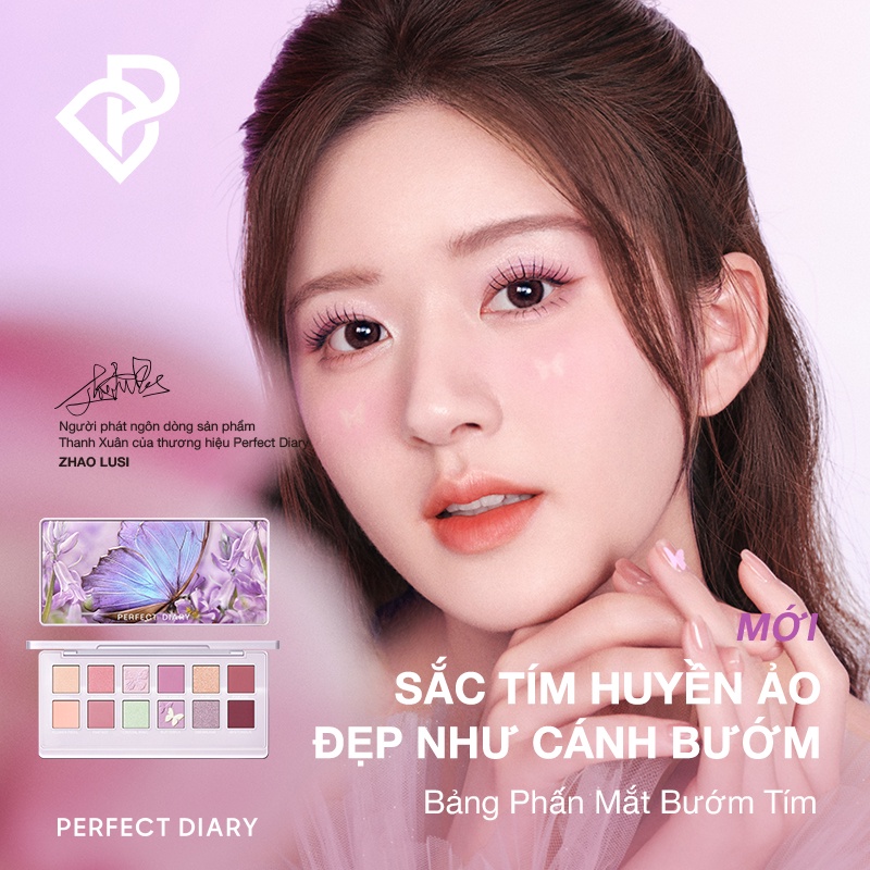 Mô tả Bảng Phấn Mắt Màu Nhũ Perfect Diary 12 Màu (Kèm Cọ Tuỳ Theo Bảng Mắt) - 6