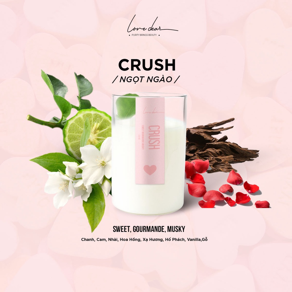 Mô tả Nến thơm Tinh Dầu Cao Cấp LoveDear 100g Nhiều Mùi - Không Khói Decor Sang Trọng - 9