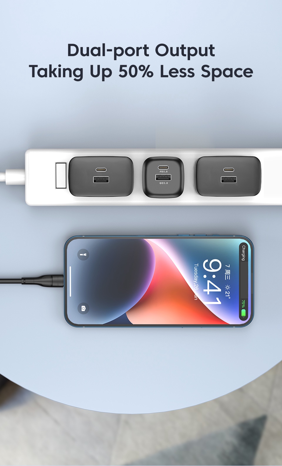Mô tả Cốc sạc nhanh 
KUULAA 20W QC PD 4.0 3.0 USB type C thích hợp cho Iphone 15plus pro max Xiaomi Huawei - 4
