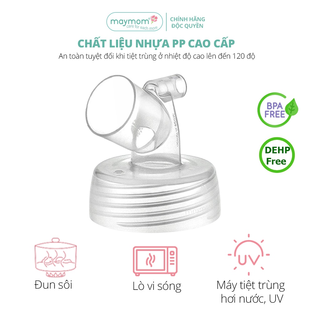 Mô tả Cổ Nối Phễu Maymom Myfit Loại Cổ Rộng, Tương Thích Phễu Hút Sữa Spectra, Pumpin, Lacteck, Mini Pum, Pumpa, Silicon - 8