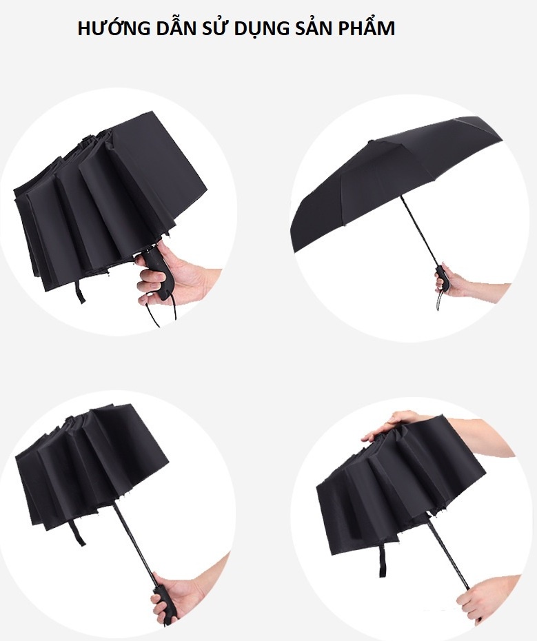 Mô tả Ô Dù Tự Động Đóng Mở 2 Chiều 10 Nan Chống Tia UV, Dù Che Mưa Nắng, Ô Cầm Tay Gấp Gọn Tiện Lợi Chính Hãng Amalife - 5