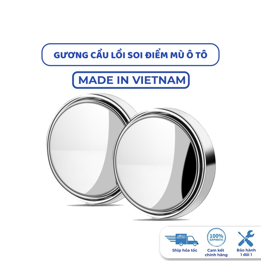 Mô tả Gương cầu lồi gắn kính hậu ô tô xoay 360 xóa điểm mù - Chính hãng Amalife - 3