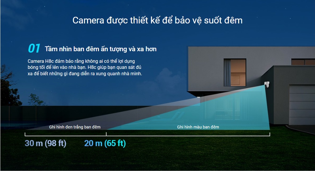 Camera EZVIZ H8C Pro thông số kỹ thuật